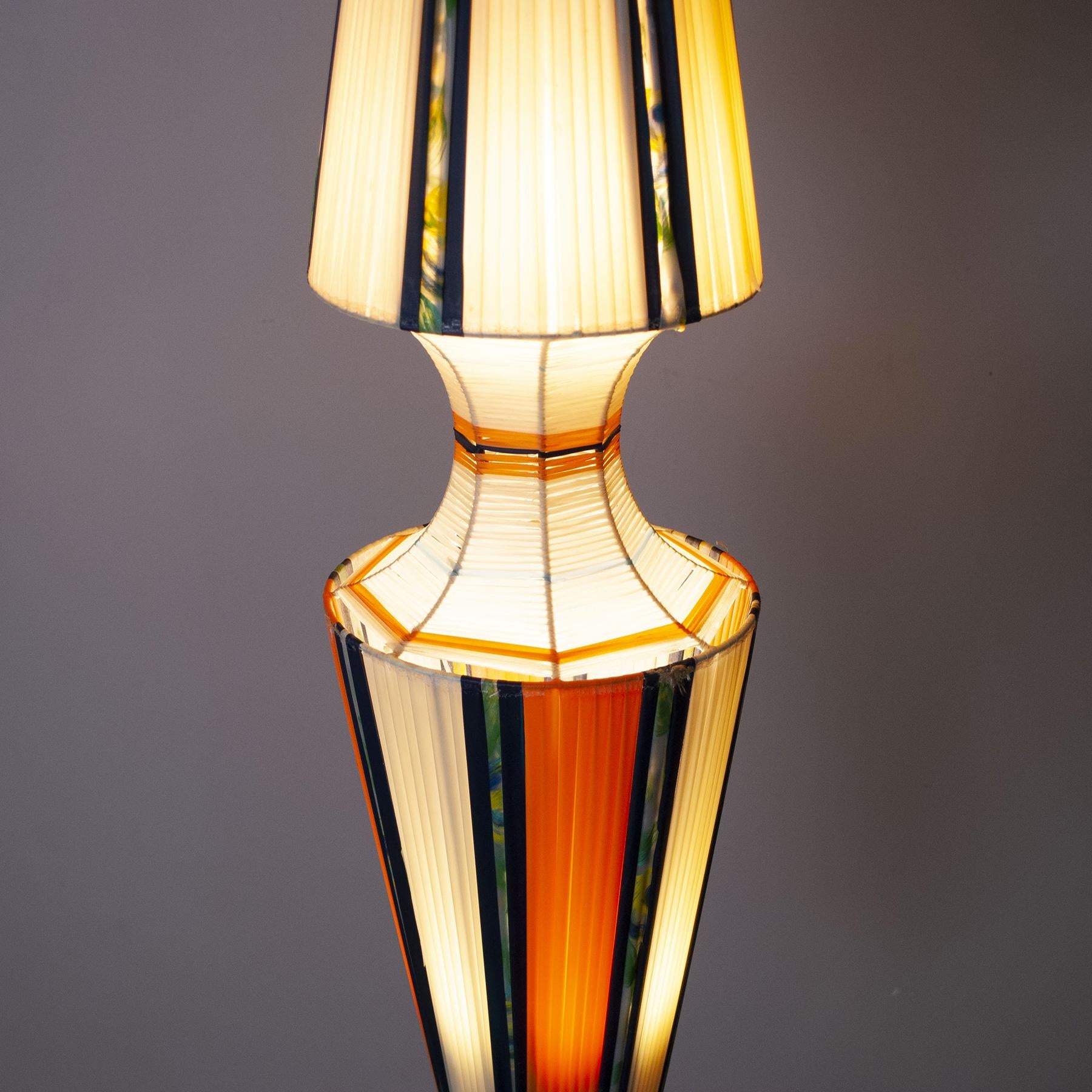 Metal Italian Production Floor Lamp, Late 1950s For Sale