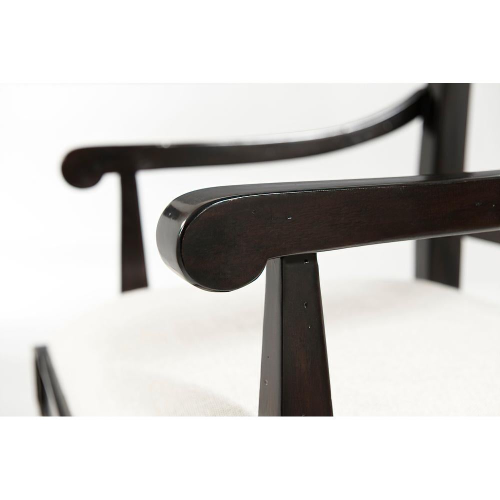 Wood Italian Provincial Dining Arm Chair