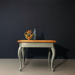 Italian Provincial Farm Table, Extendable with Storage