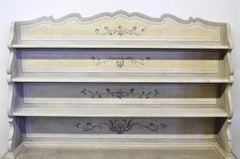 Italian Provincial French Country Large Cupboard Cabinet Hutch by Trouvailles