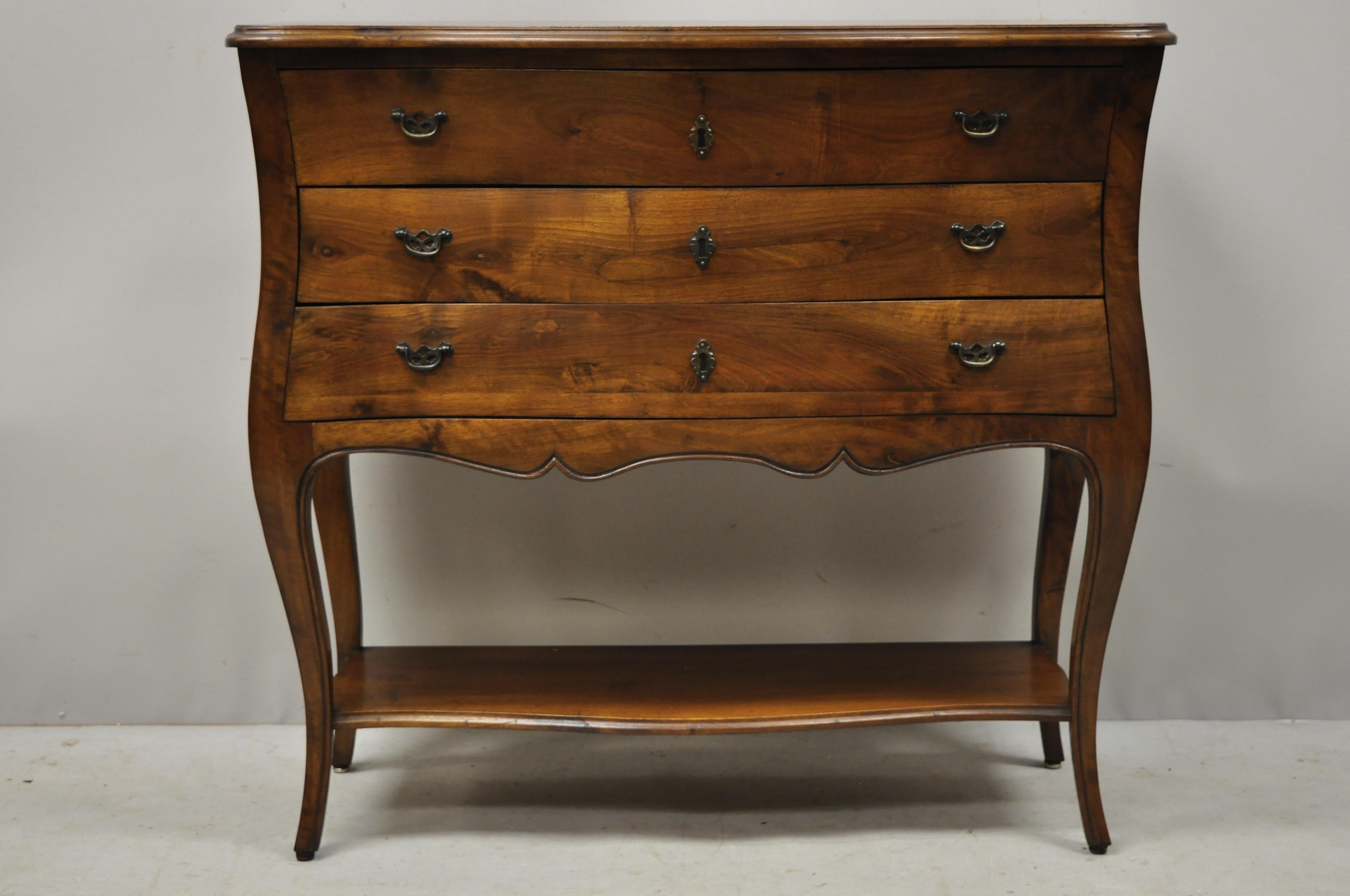 Italian Provincial French Louis XV Cherrywood Commode Chest Table by B. Altman 6