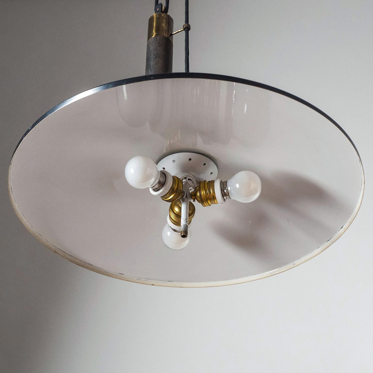 Mid-20th Century Italian Pulley Pendant, circa 1950
