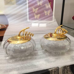 Recipiente italiano para caramelos tipo calabaza