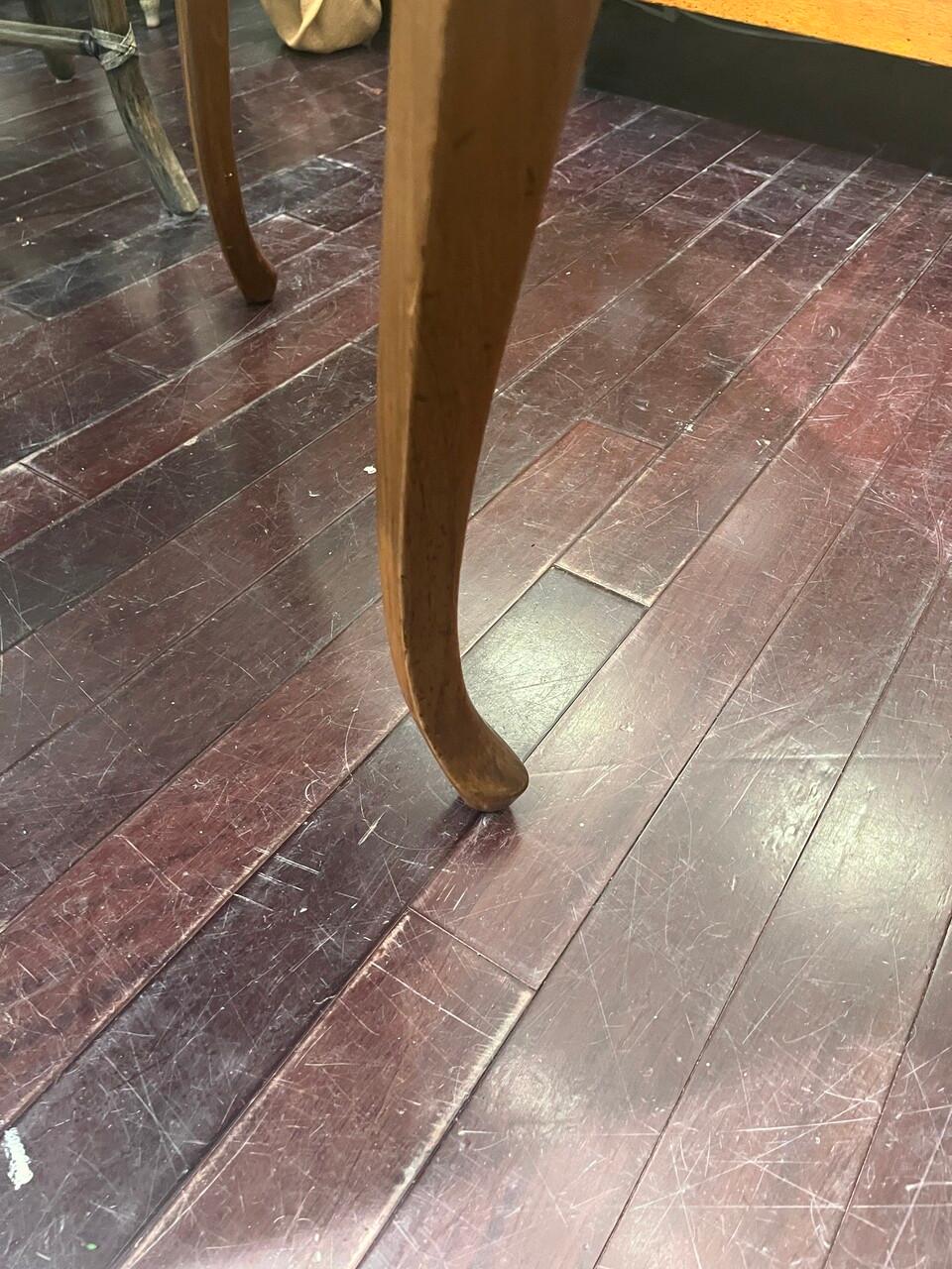 Falegnameria Tavolo da gioco italiano in stile Queen Anne con intarsi a stella in vendita