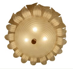 Montante italiano Quuen di Barovier & Toso, Murano, 1980