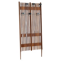 Italian coat rack in wood - 1960s