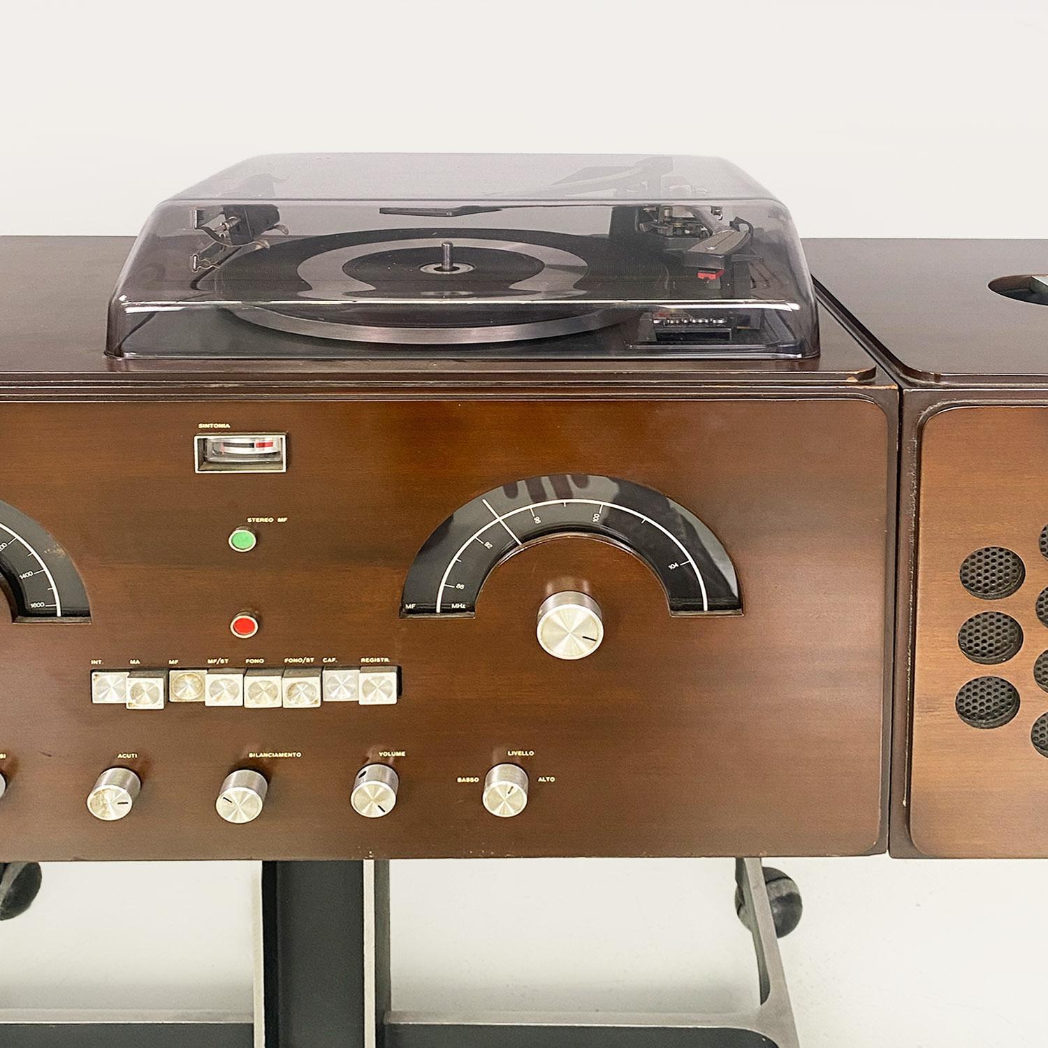 Italienische Radiophonographie RR126 und Plattenspieler von Castiglioni, Brionvega, 1960er Jahre im Angebot 4