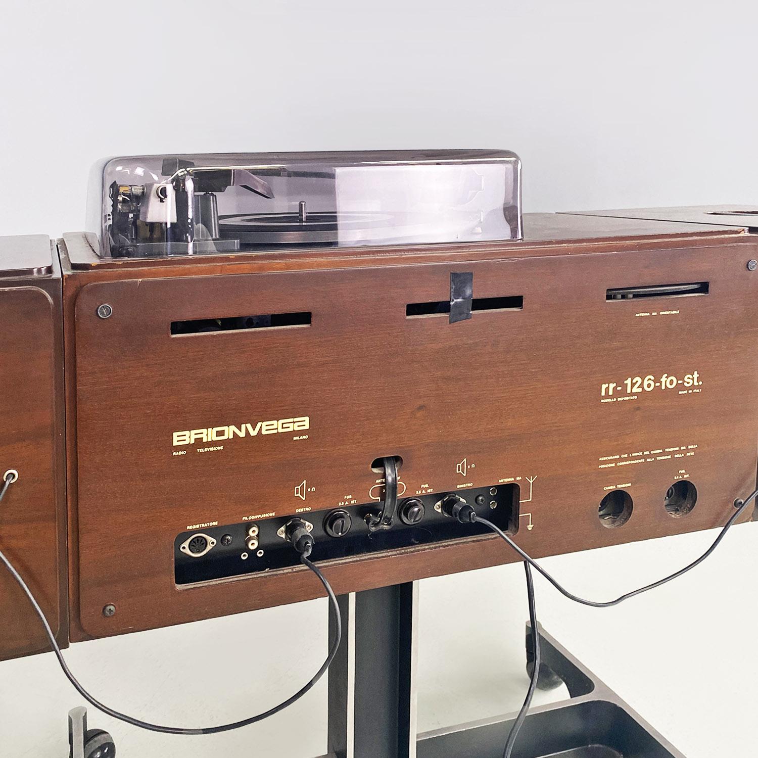 Italienische Radiophonographie RR126 und Plattenspieler von Castiglioni, Brionvega, 1960er Jahre im Angebot 7