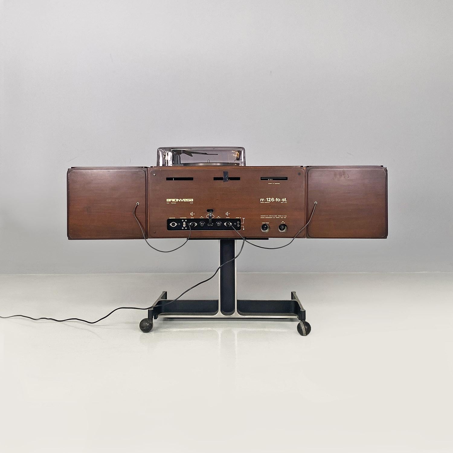 Italienische Radiophonographie RR126 und Plattenspieler von Castiglioni, Brionvega, 1960er Jahre im Angebot 8