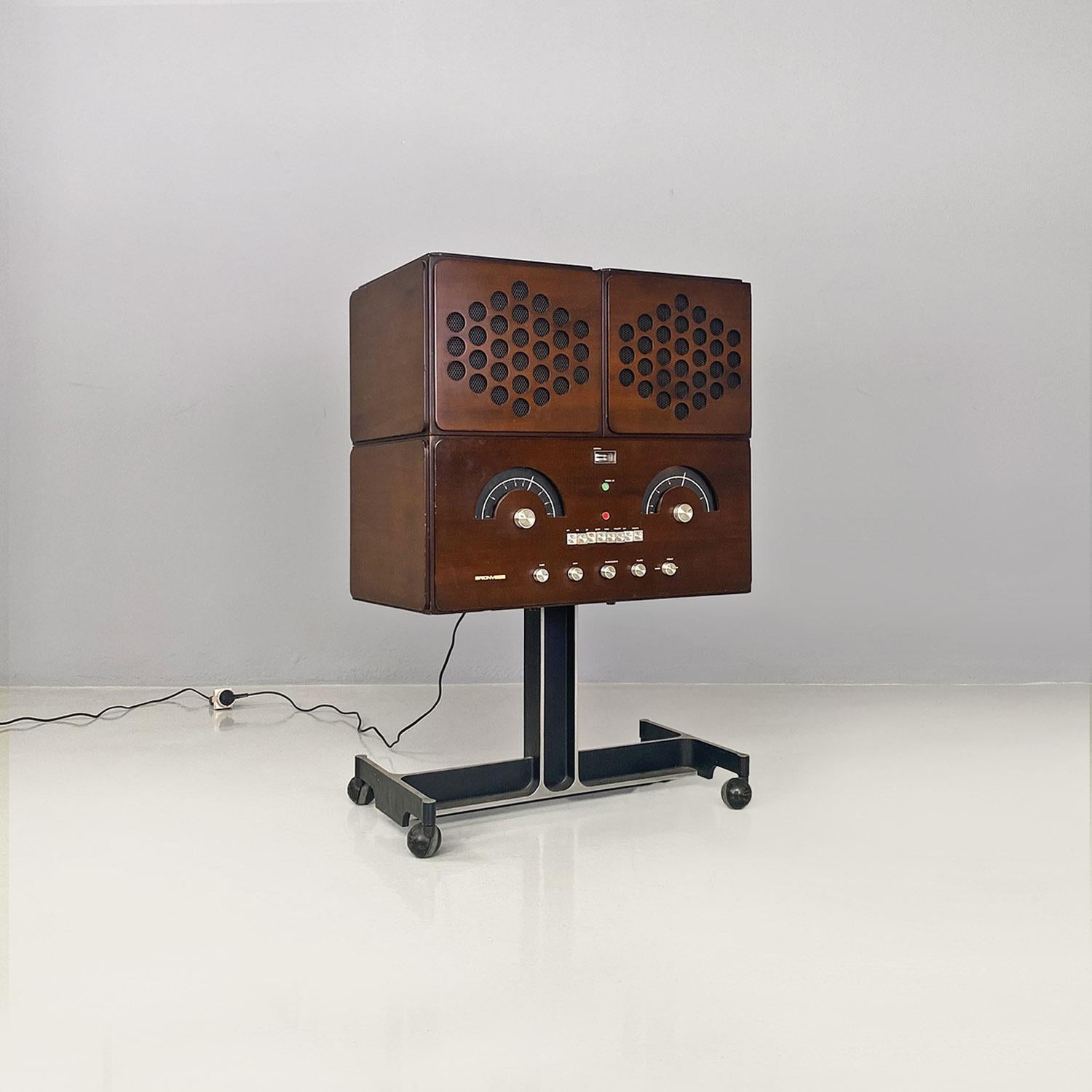 Italienische Radiophonographie RR126 und Plattenspieler von Castiglioni, Brionvega, 1960er Jahre im Angebot 12