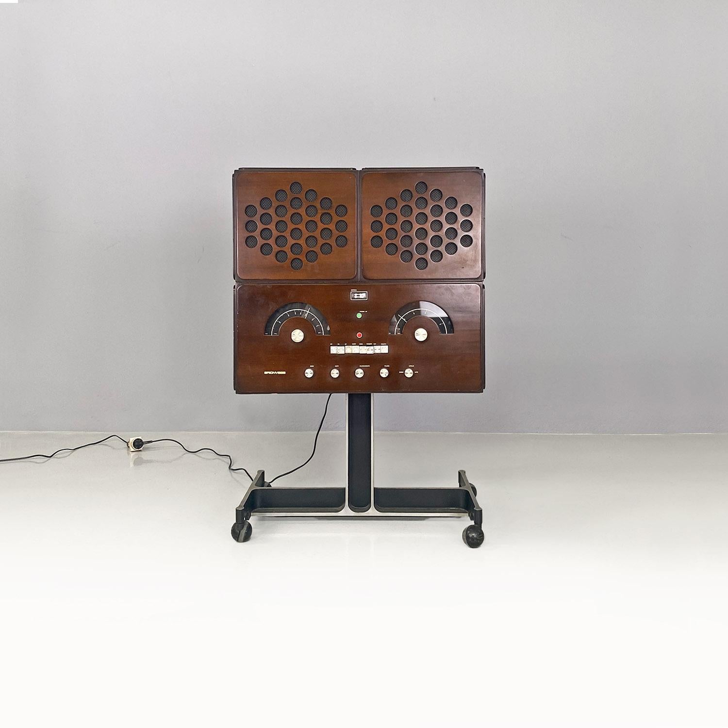 Italienische Radiophonographie RR126 und Plattenspieler von Castiglioni, Brionvega, 1960er Jahre im Angebot 13