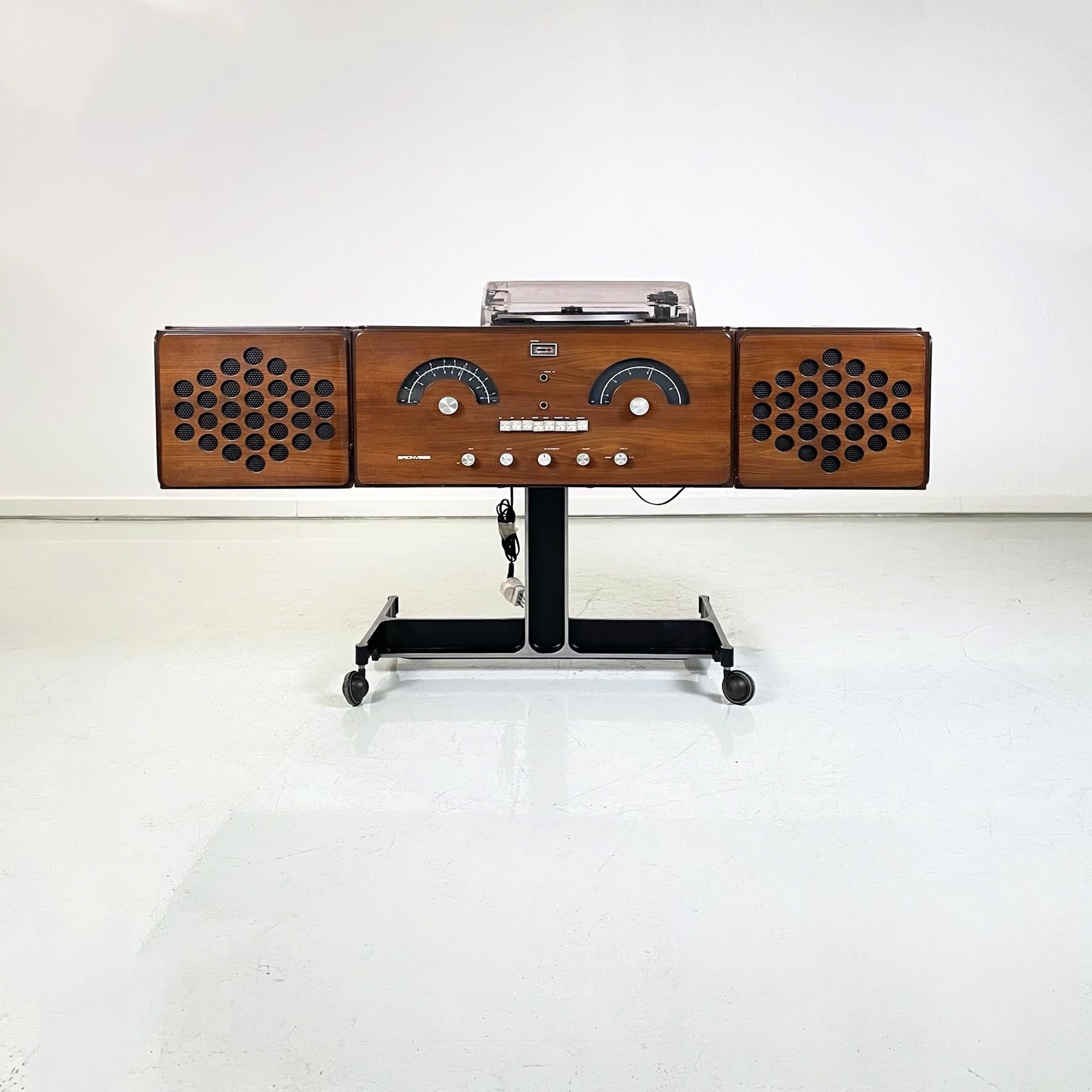 Italienische Radiophonographie RR126 und Plattenspieler von Castiglioni Brionvega, 1960er Jahre (Moderne) im Angebot
