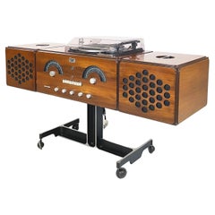 Italian Radiophonograph RR126 and Record Player by Castiglioni Brionvega, 1960s