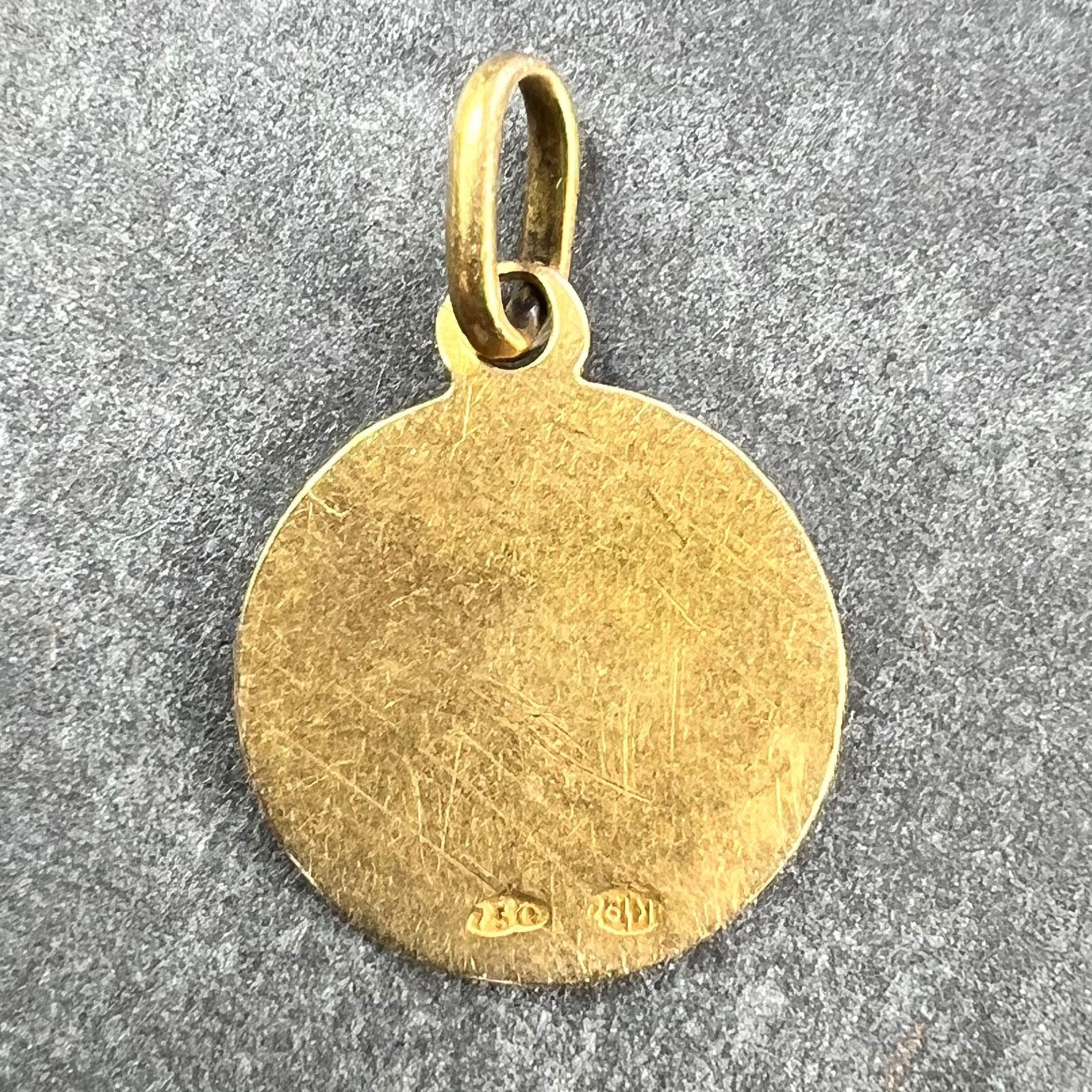 Italian Raphael’s Cherub 18K Yellow Gold Charm Pendant In Good Condition In London, GB