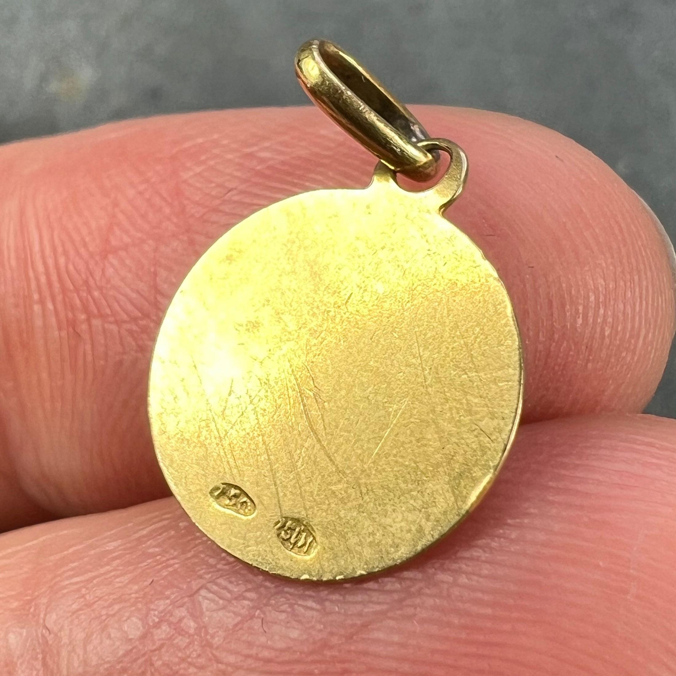 Italian Raphael’s Cherub 18K Yellow Gold Charm Pendant 4