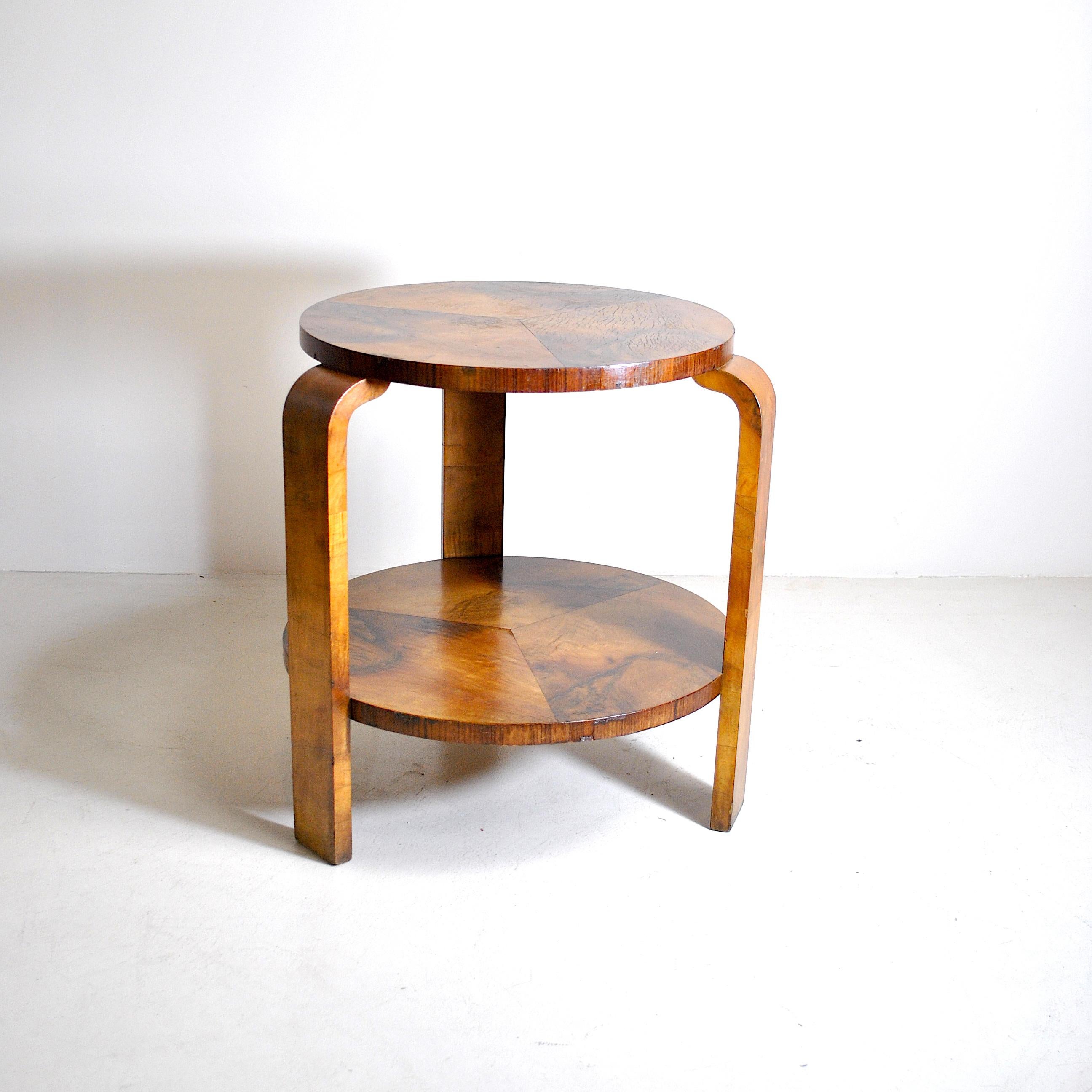 Circular coffee table mid-1940s Italian rationalism a constructive philosophy of 1930s and 1940s in Italy.