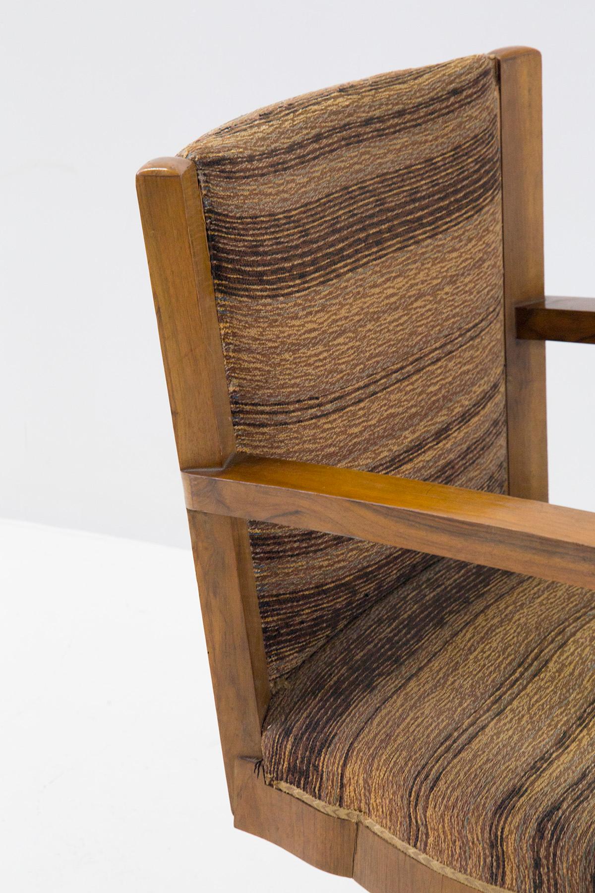 Italian Rationalist Armchair Attributed to a Bottoni Piero For Sale 3