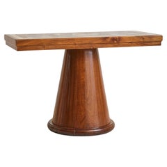 Italian Rationalist Console with Mosaic Marble Top, Circa 1937