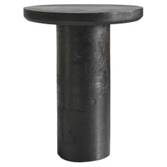 Italian Rationalist Ebonised Side Table