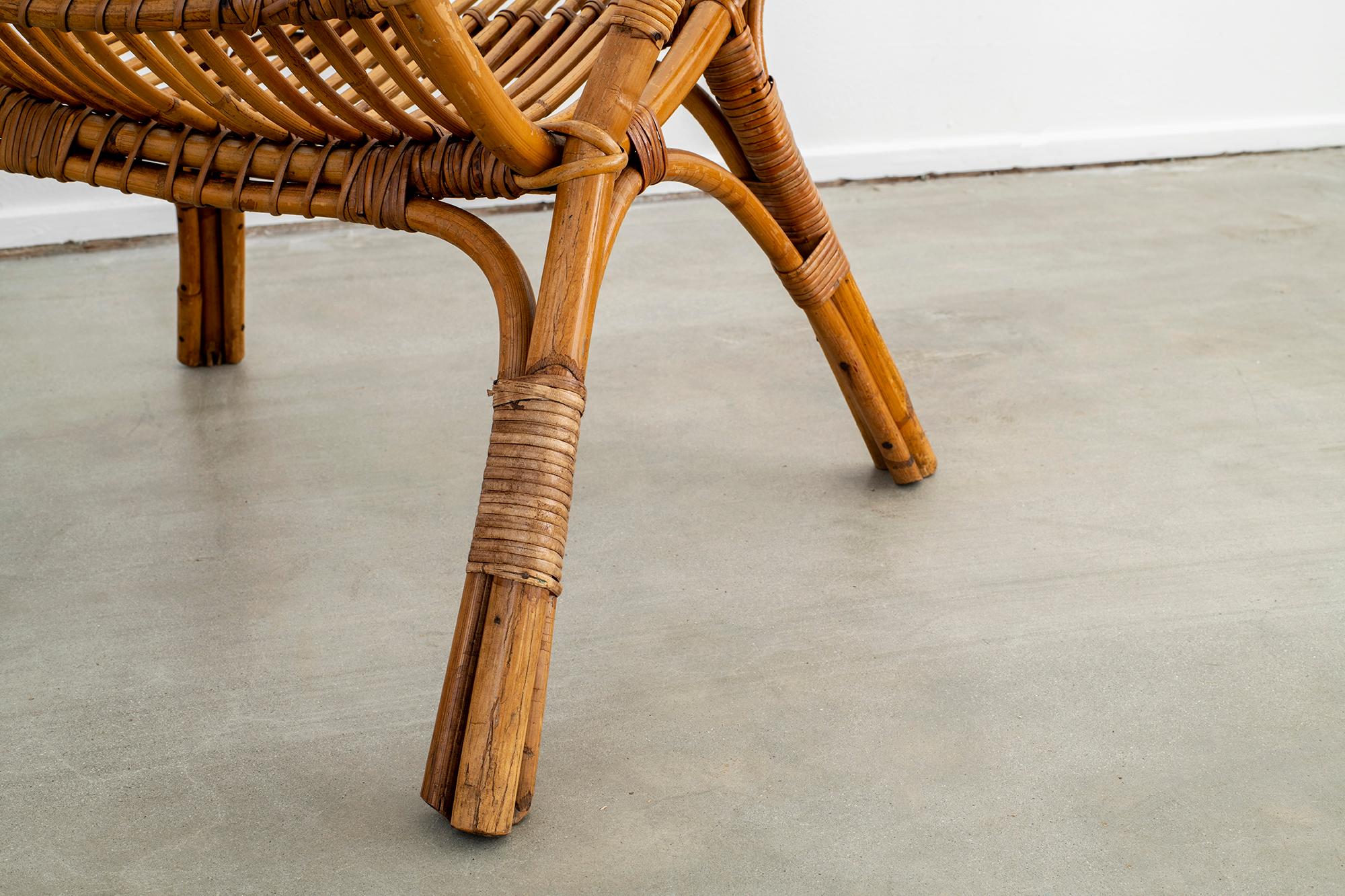 Italian Rattan and Bamboo Chairs 14