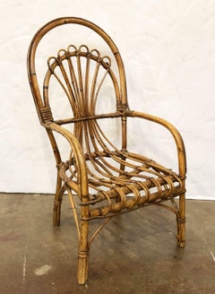 Italian Rattan and Bamboo Children's Chairs 'Individually Priced'