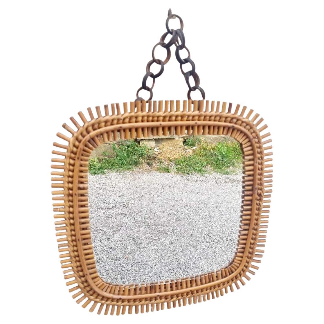 This Italian Mid Century squared wall mirror was designed in 1953 by Olaf von Bohr
Rattan and Bamboo
