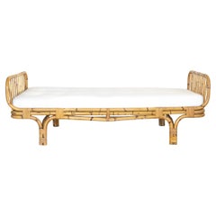 Italian Rattan Daybed with Cushion