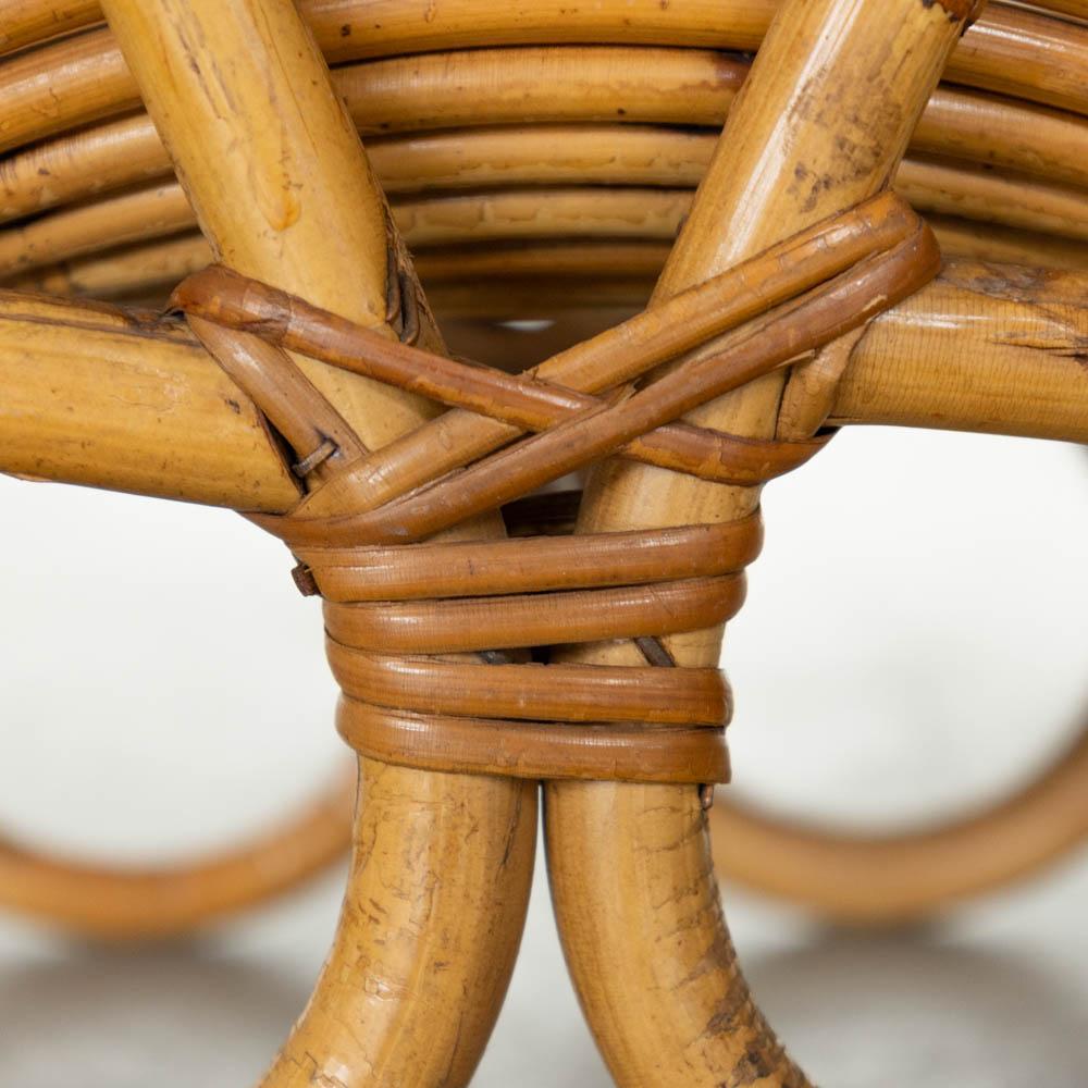 Portariviste in rattan italiano in vendita 4
