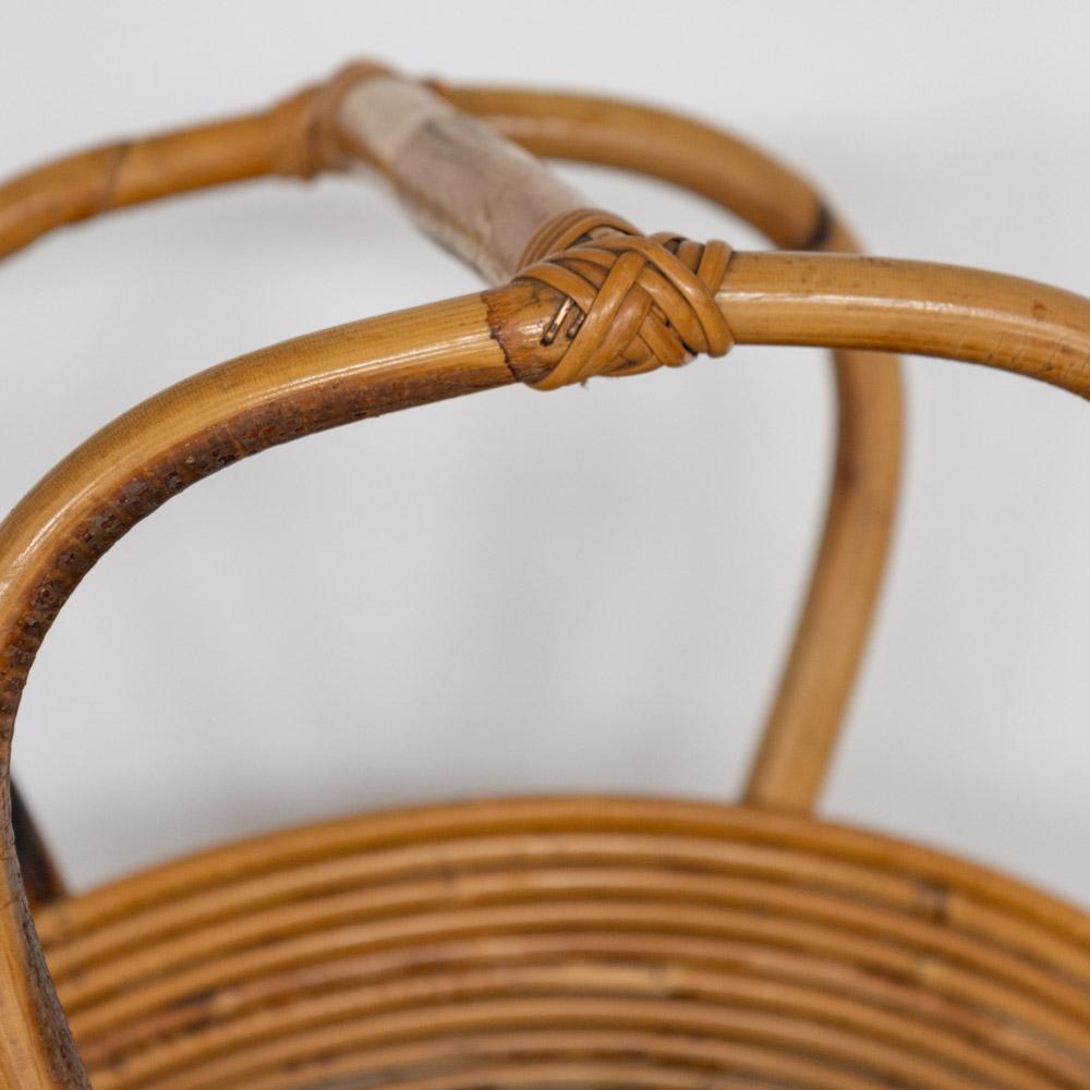 Portariviste in rattan italiano in vendita 7