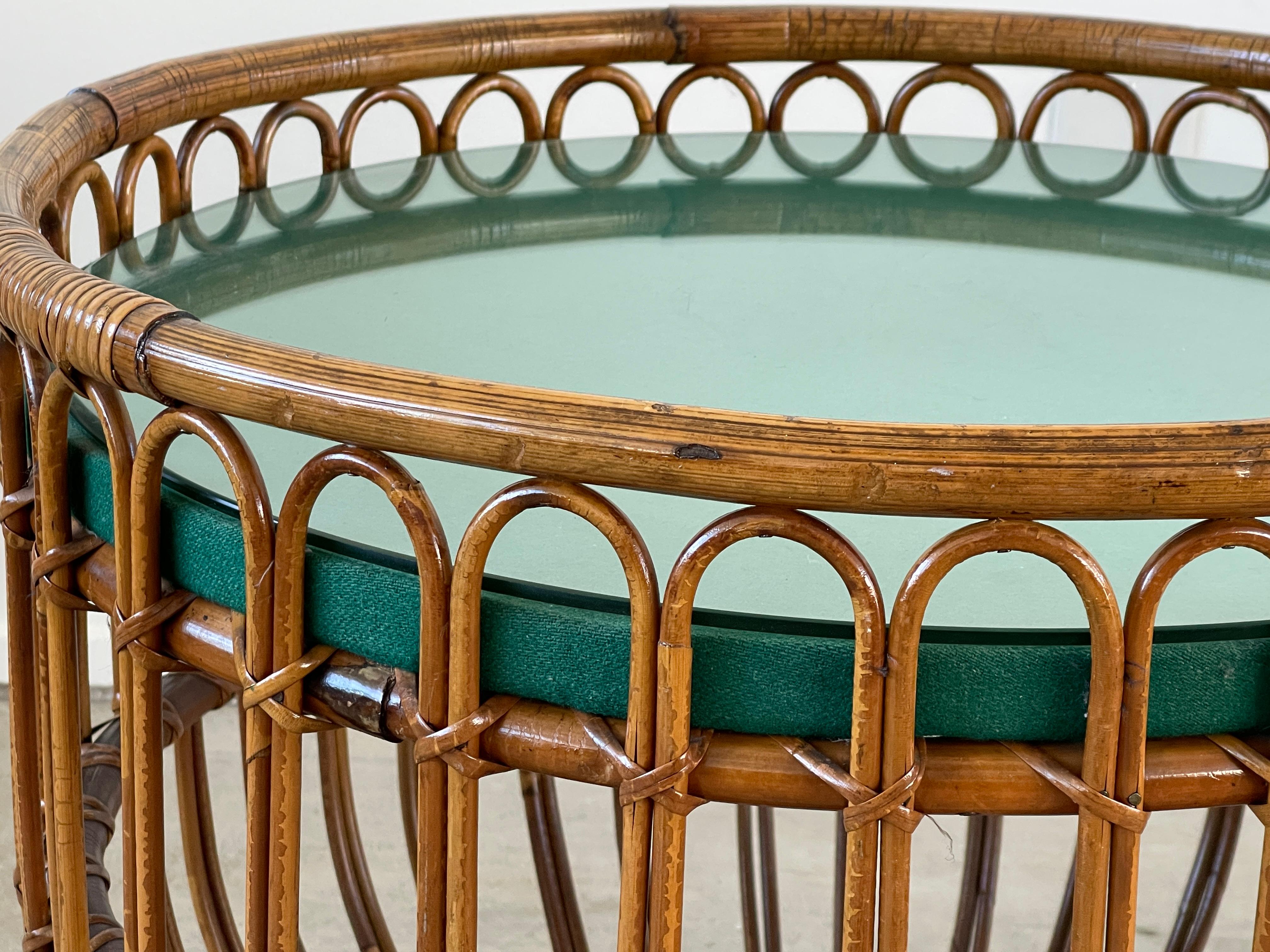 Italian Rattan Table 2