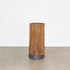 Italian Rattan Umbrella Holder