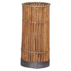 Italian Rattan Umbrella Holder