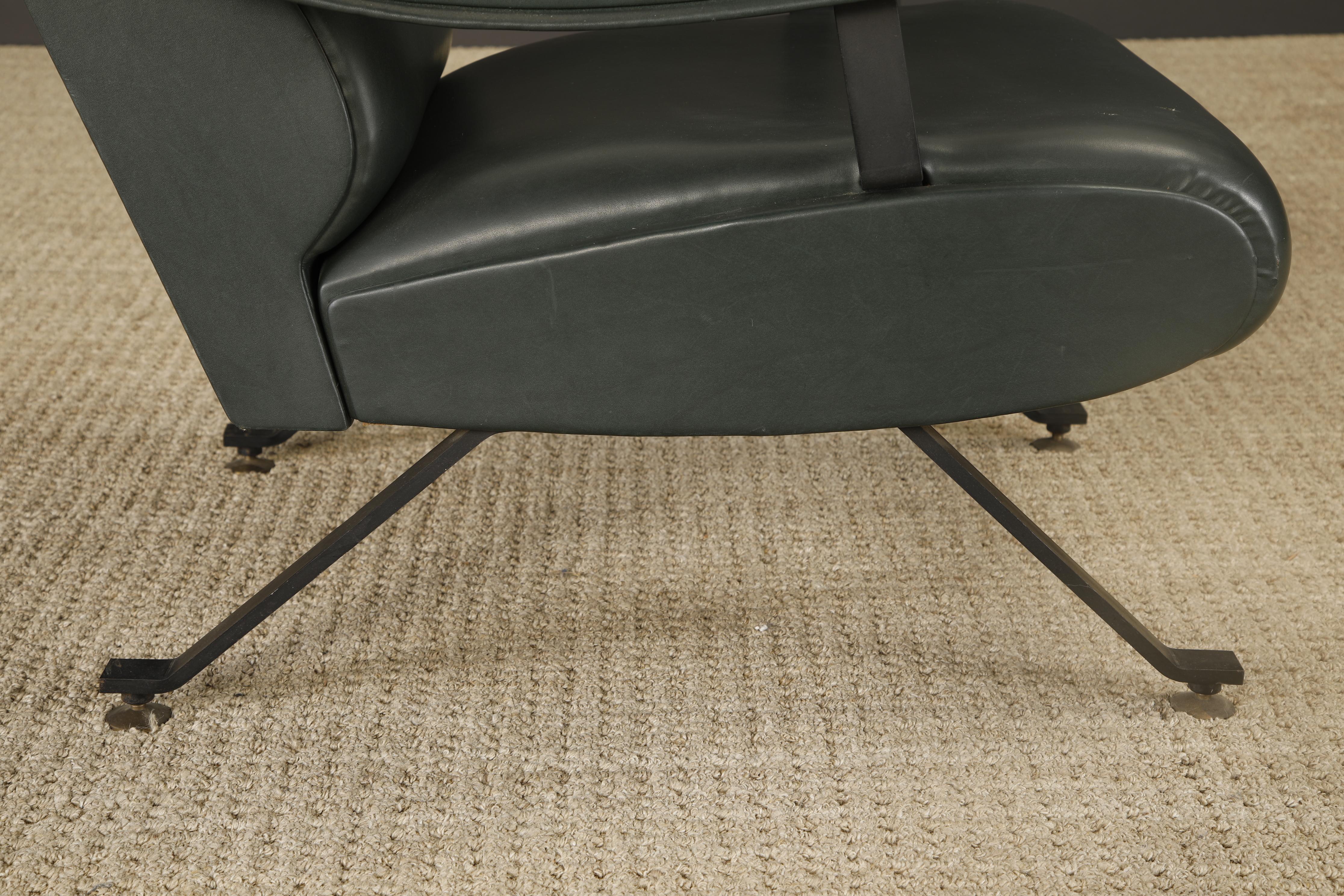 Sillones reclinables italianos Atribuidos a Nello Pini para Novarredo, c 1959 en venta 7