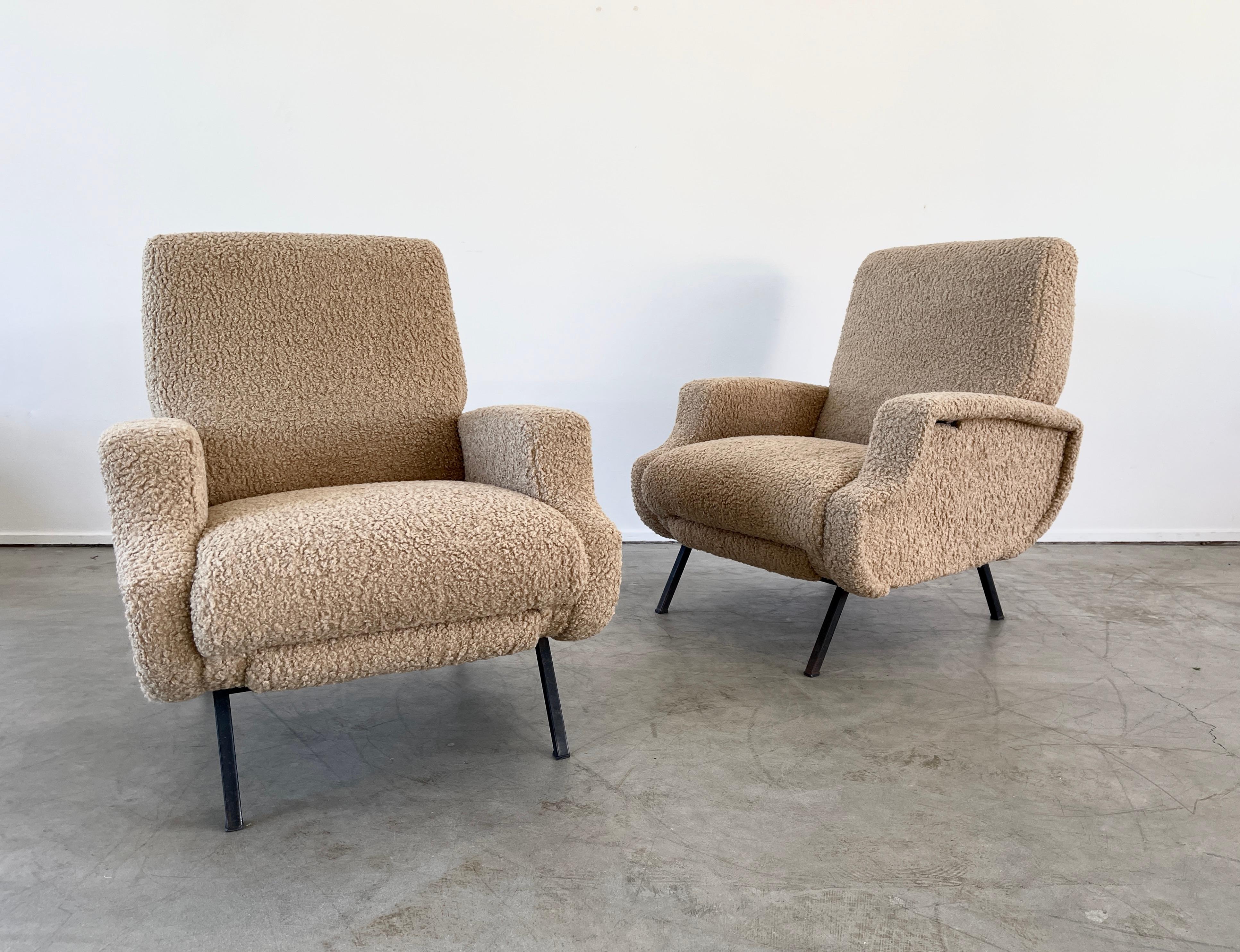 Italian Reclining Lounge Chairs 10
