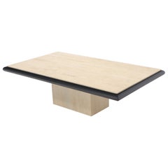 Italian Rectangle Travertine Coffee Table