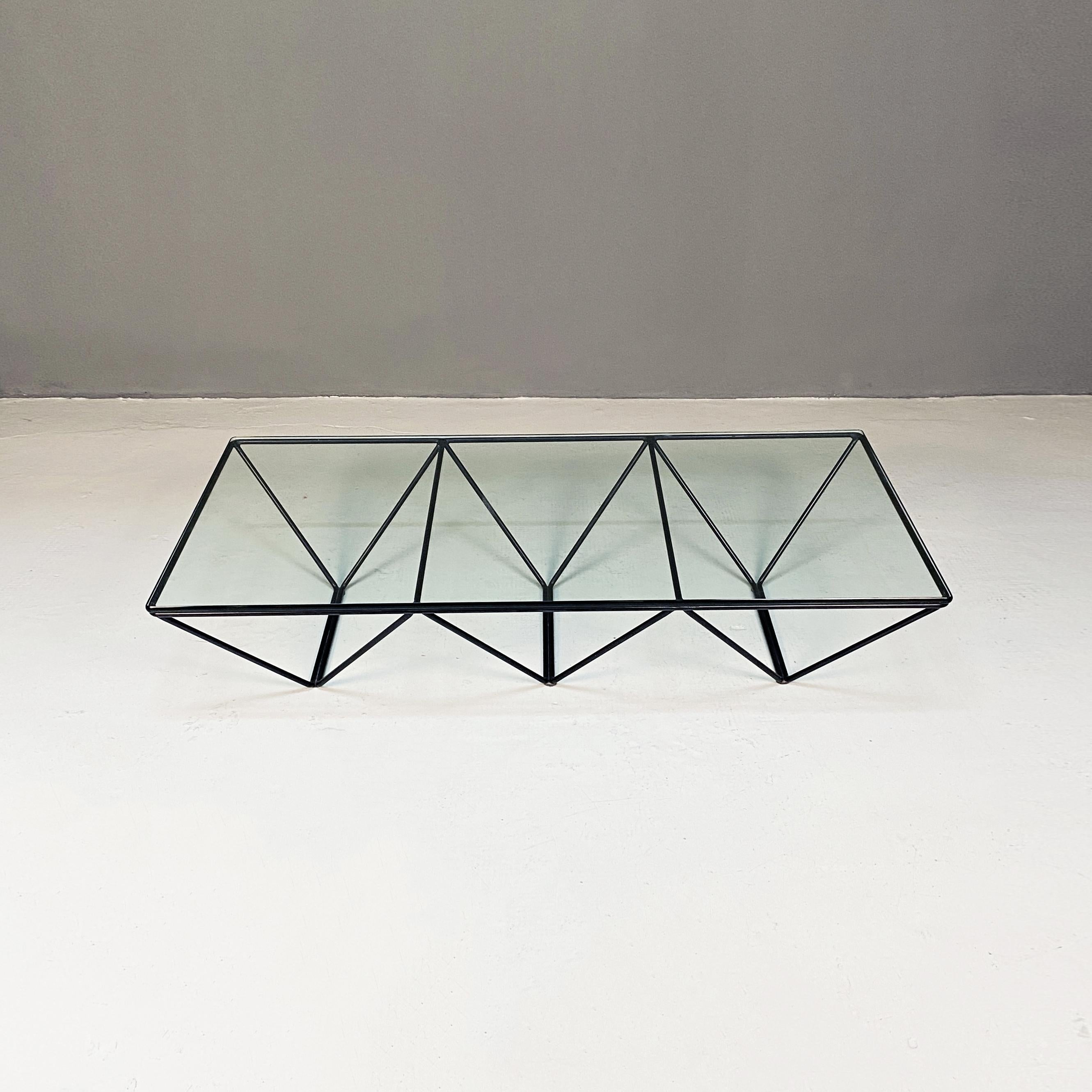 Mid-Century Modern Italian Rectangular Alanda Coffee Table by Paolo Piva for B&B, 1980s