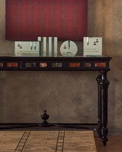 Vase rectangulaire italien en cristal par Pierangelo Gallotti & Radice, années 1960