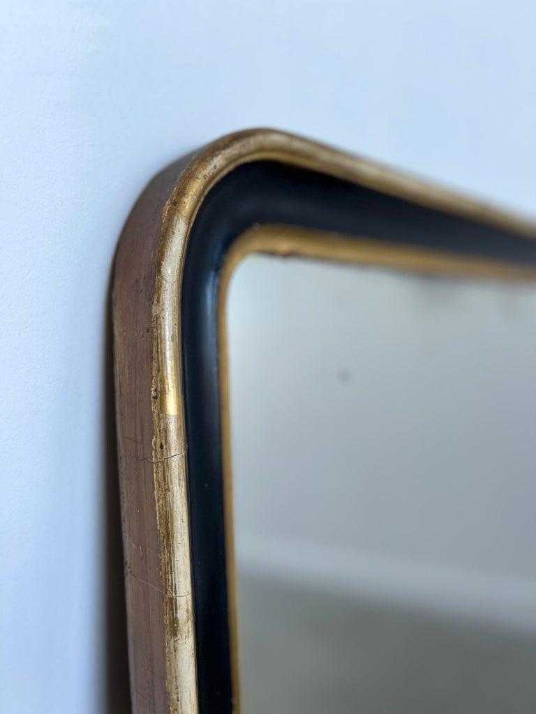 Mid-20th Century Italian Rectangular Mid-Century Modern Wall Mirror For Sale