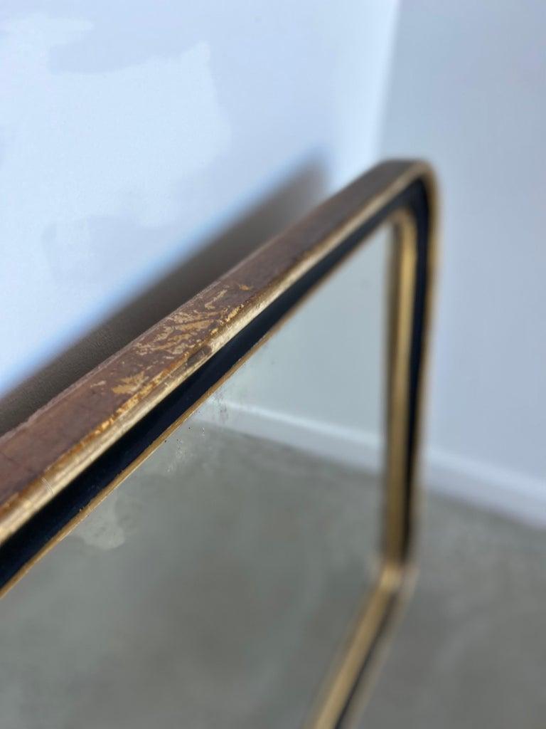 Italian Rectangular Mid-Century Modern Wall Mirror For Sale 3