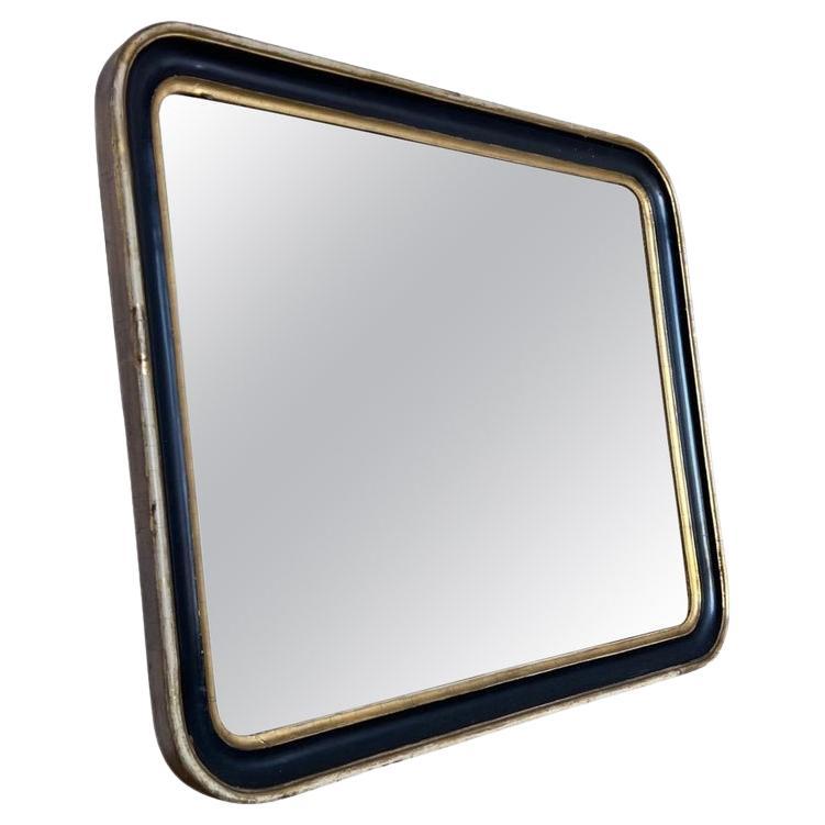 Specchio da parete rettangolare italiano del Mid-Century Modern