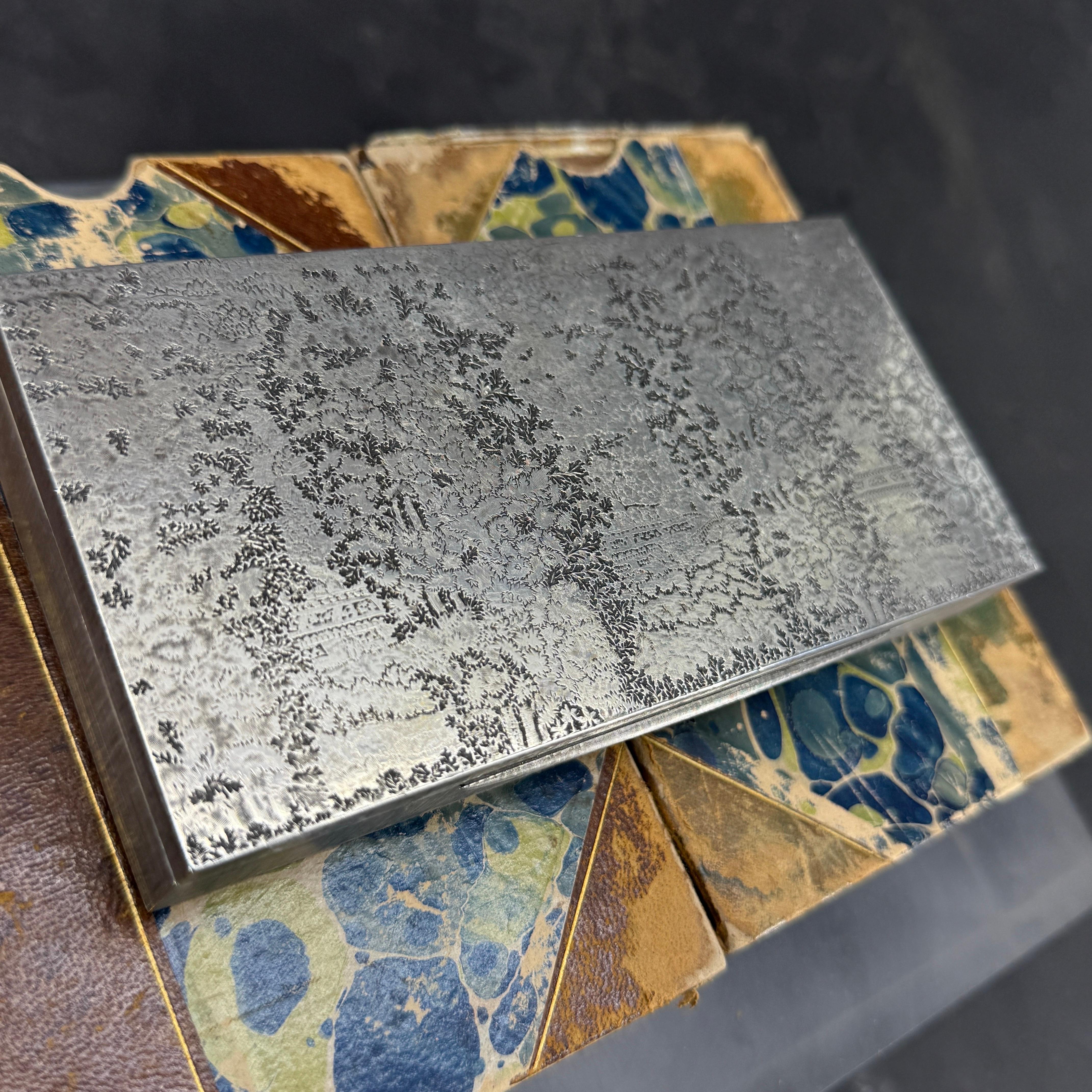 Italian Rectangular Sterling Silver Jewelry Cigarette Box For Sale 2