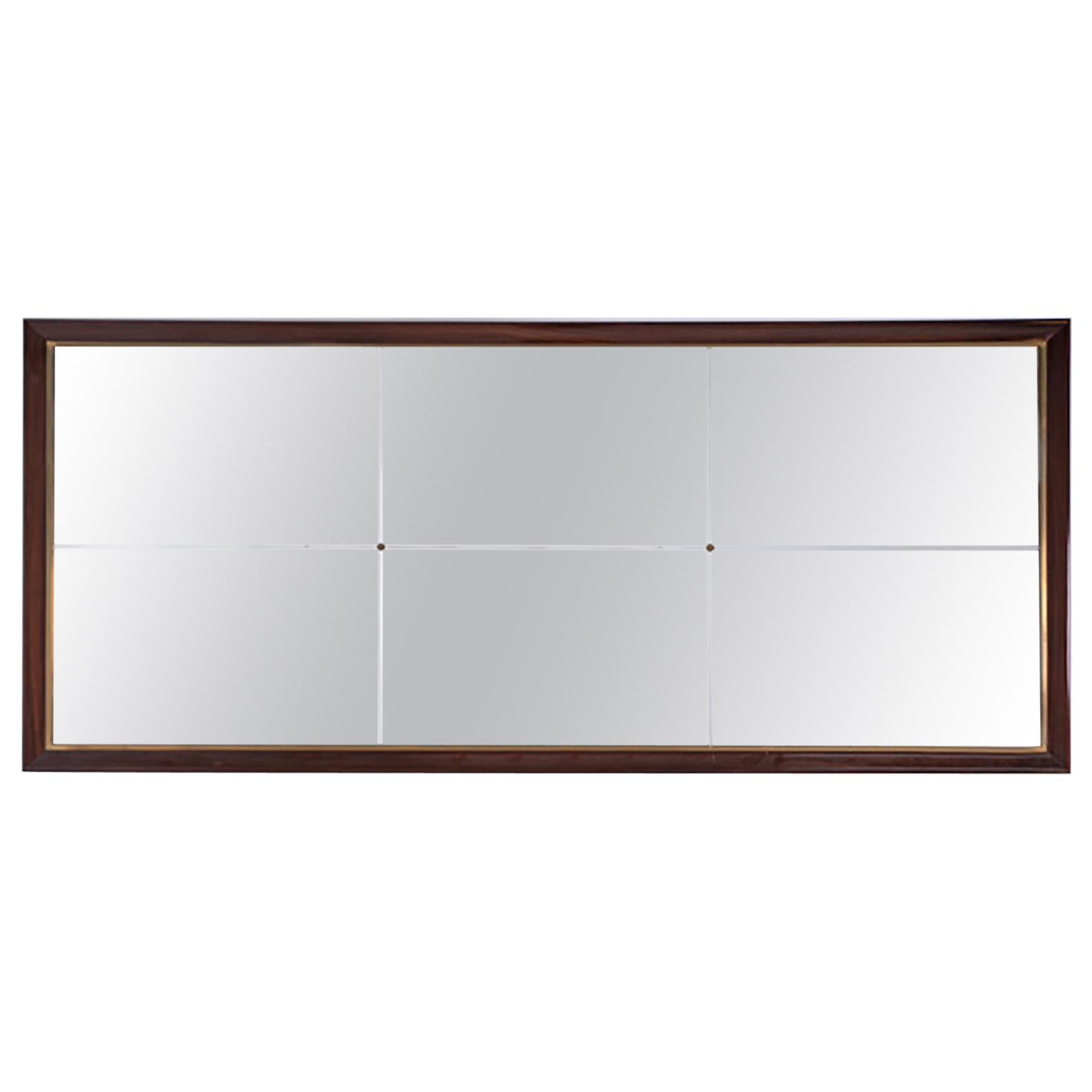 Italian Rectangular Wall Mirror For Sale at 1stDibs