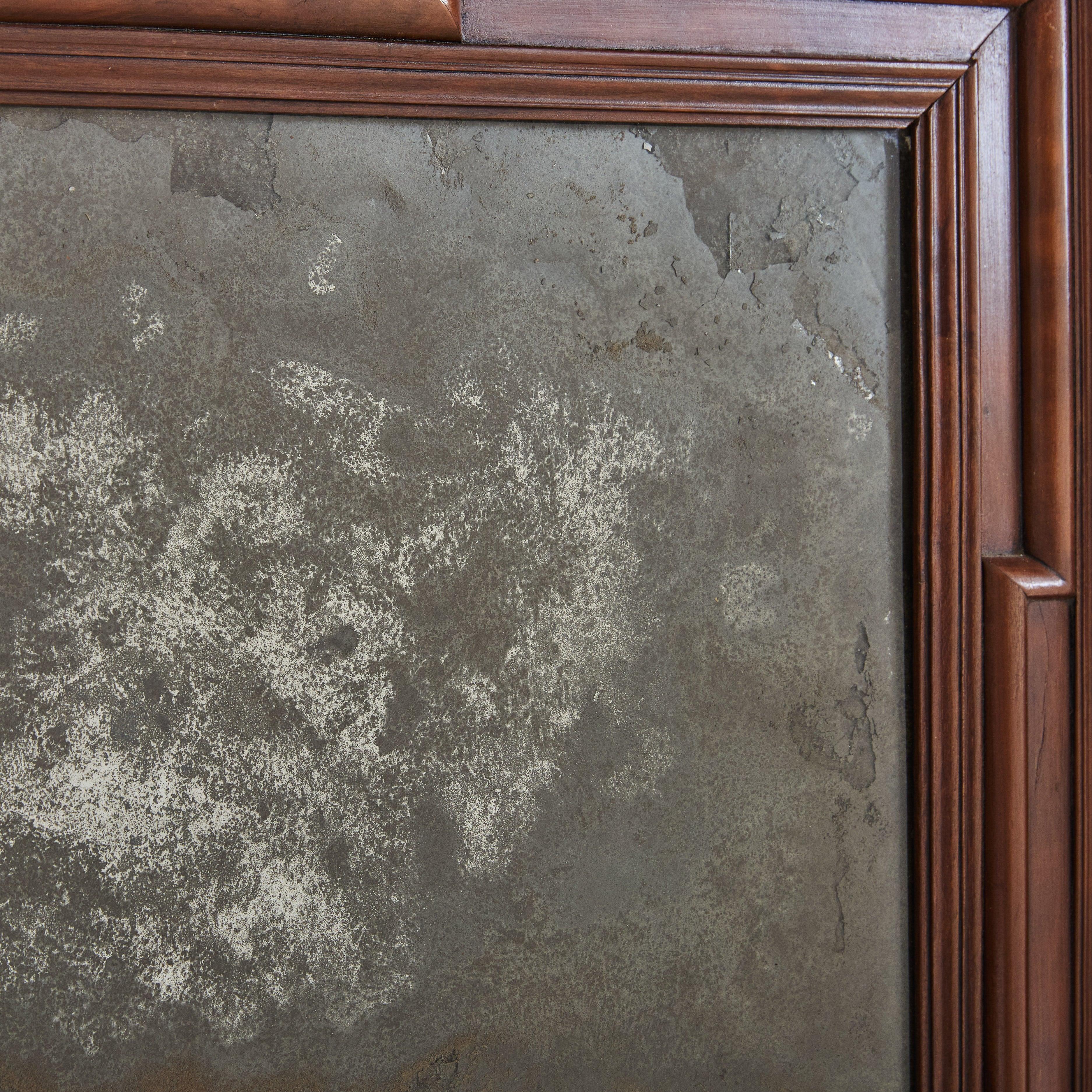 Italian Rectangular Wood Wall Mirror, Early 19th Century For Sale 1