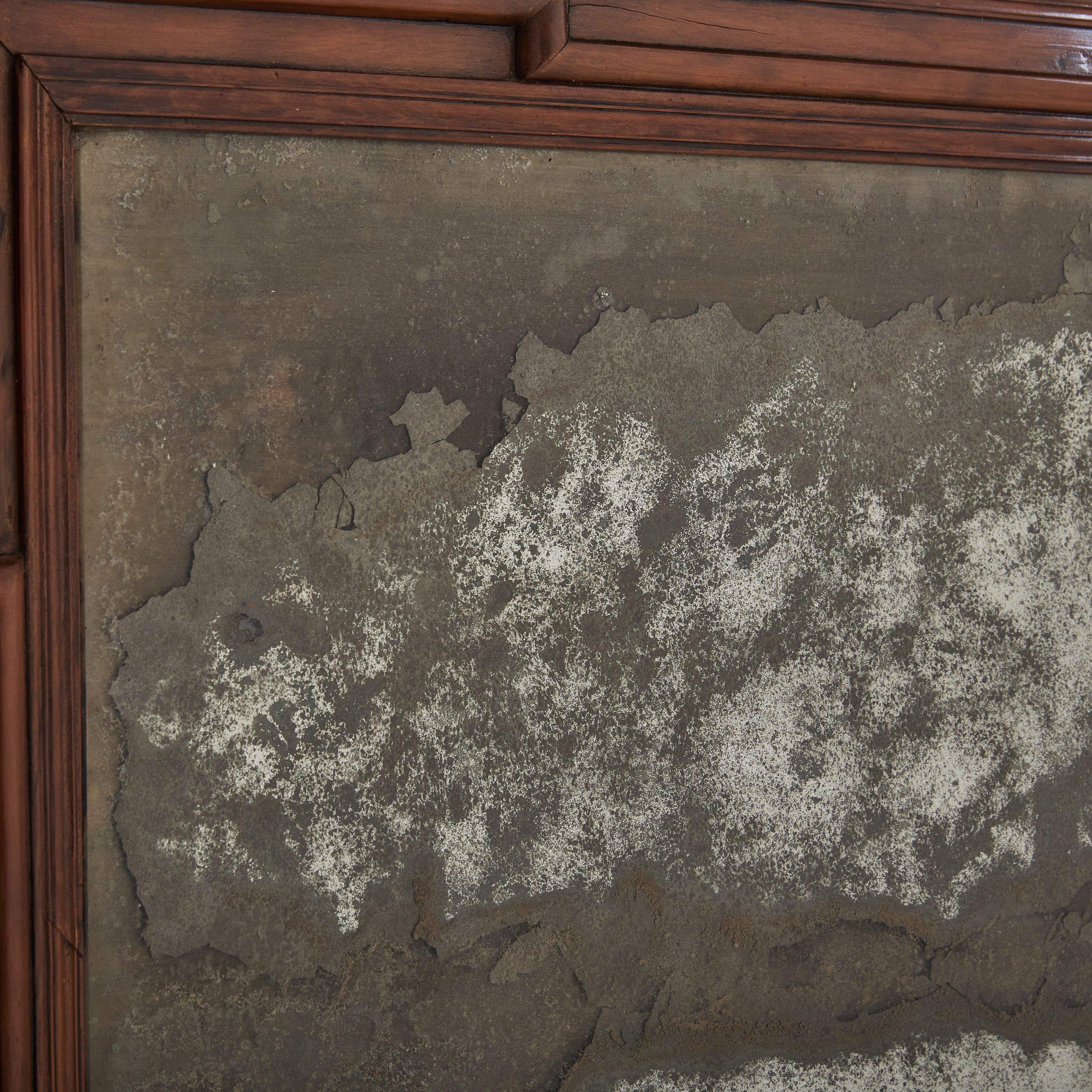 Italian Rectangular Wood Wall Mirror, Early 19th Century For Sale 2