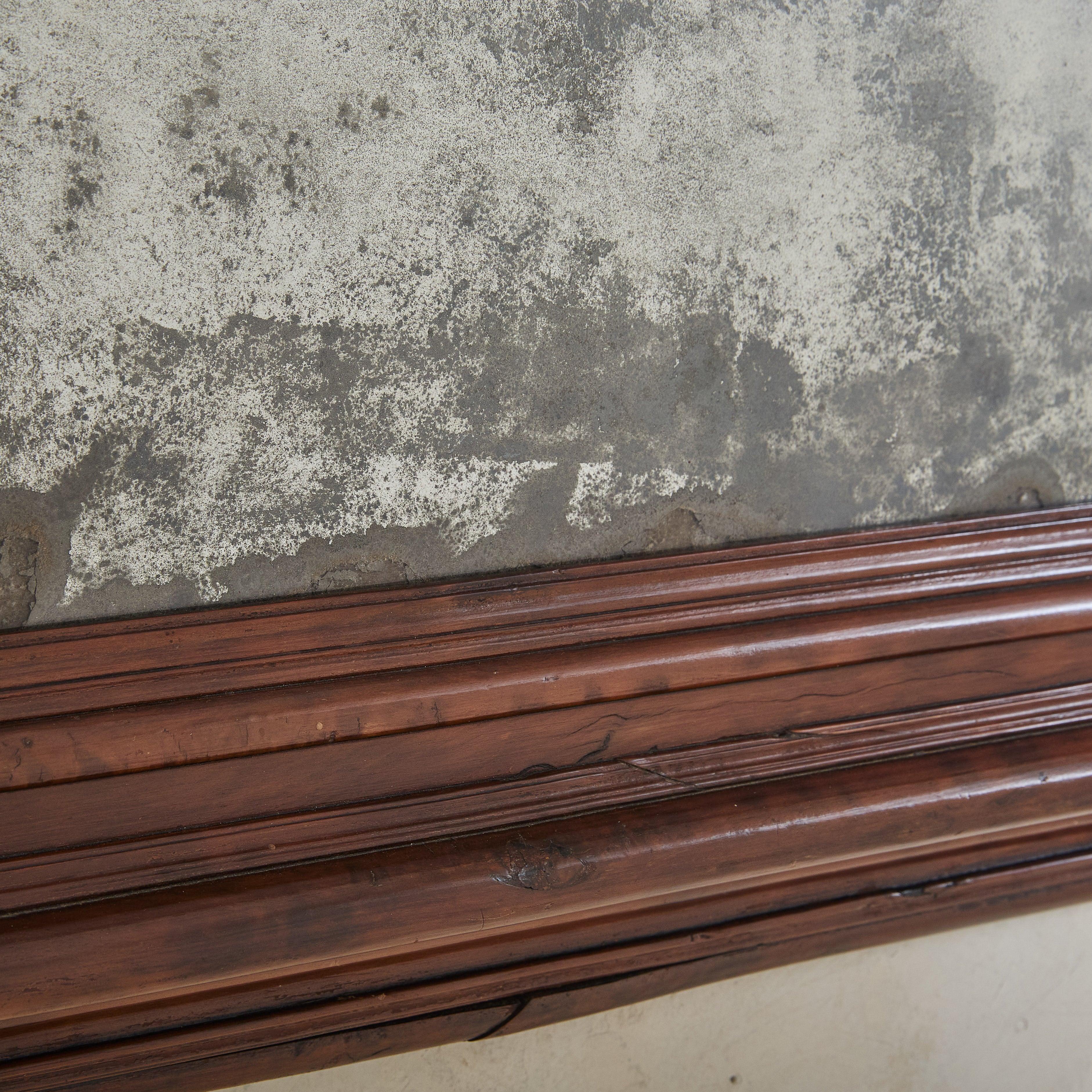 Italian Rectangular Wood Wall Mirror, Early 19th Century For Sale 5