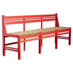 Banc italien rouge