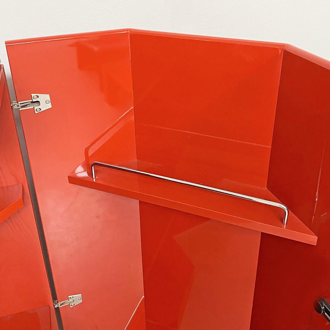 Italian Red Cabinet Mod. Bramante by Kazuhide Takahama for Gavina, 1975 2