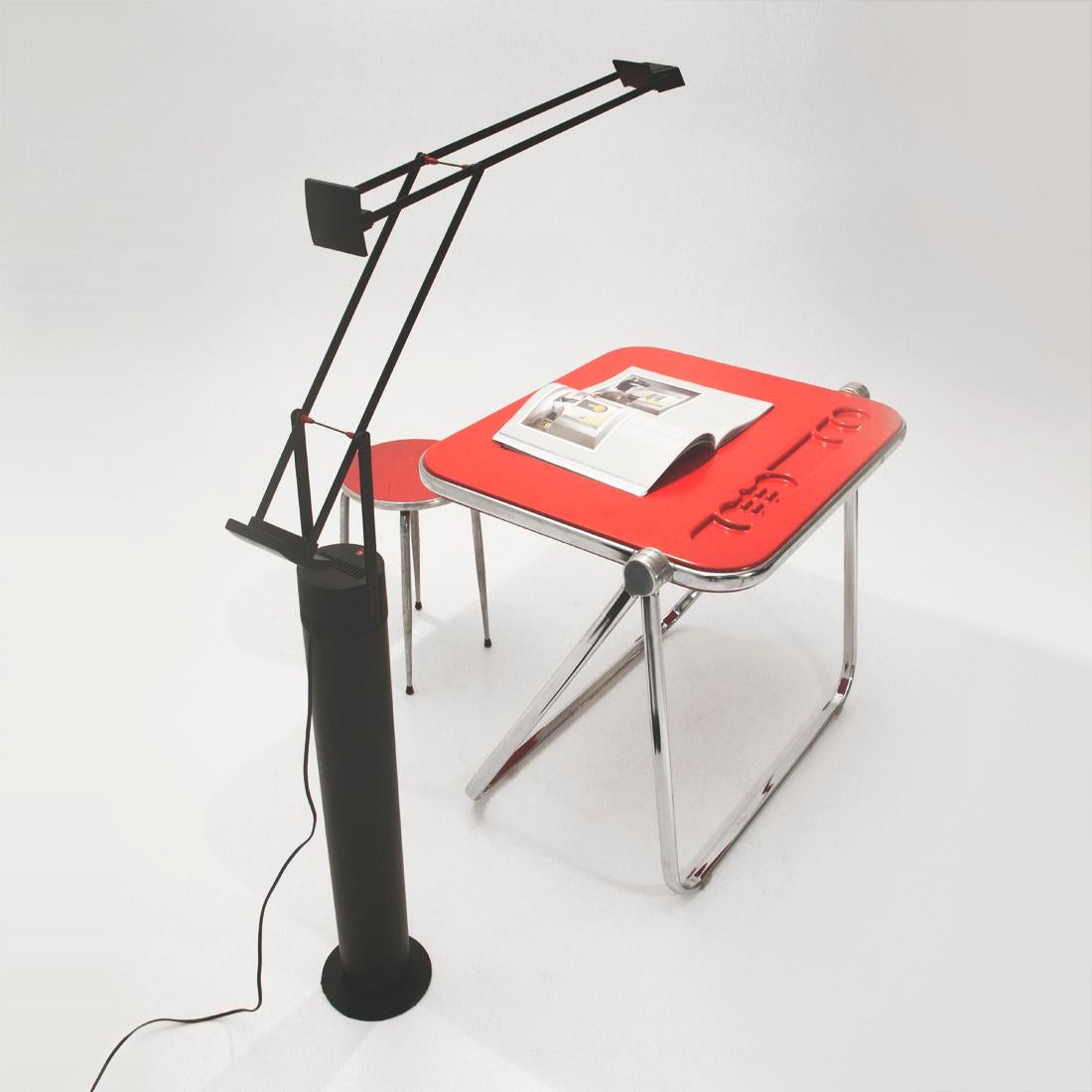 Italian Red Folding Desk by Giancarlo Piretti for Anonima Castelli, 1960s 7