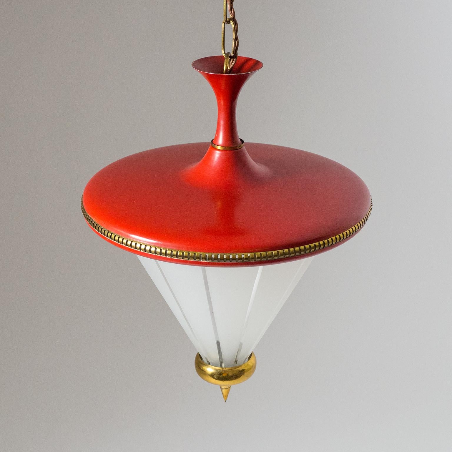 Italian Red Lantern, circa 1950 7