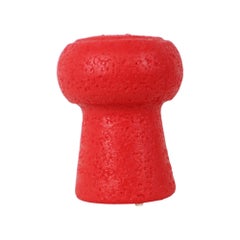 Italian Red Pop Art Design Table Lamp Petit Bouchon Pierfrancesco Arnone